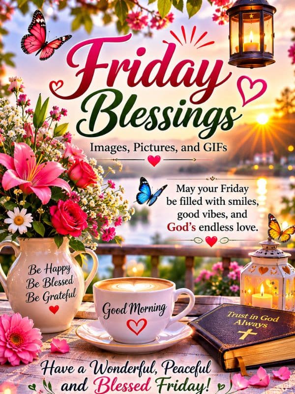Friday Blessings Images, Pictures, and GIFs