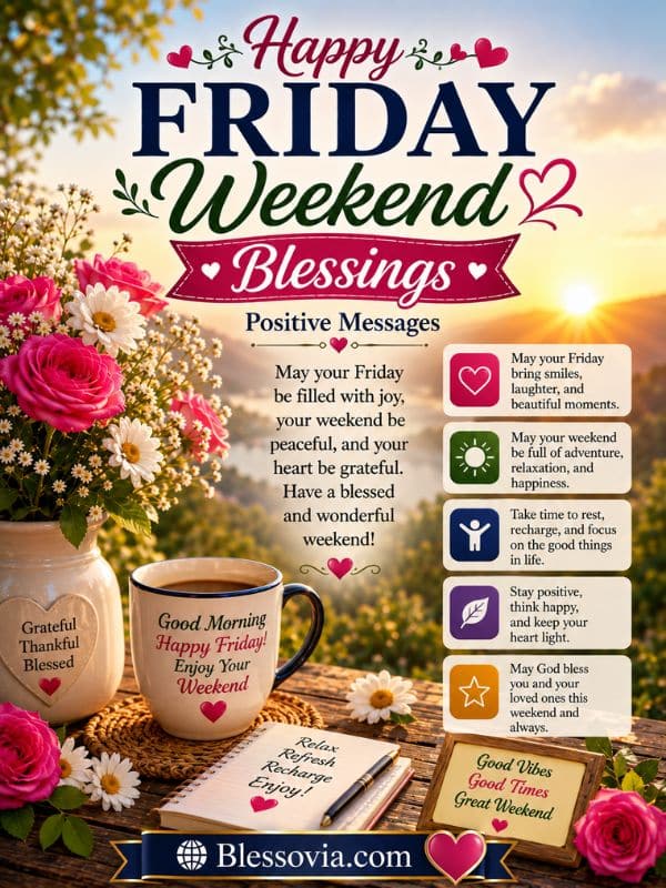 Friday Weekend Blessings and Positive Messages
