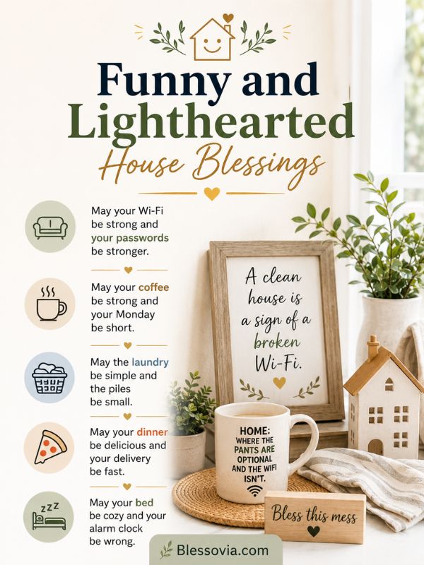 Funny and Lighthearted House Blessings