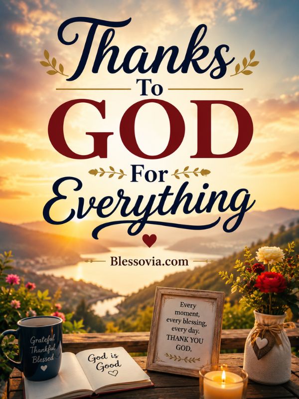 Giving Thanks To God For Everything