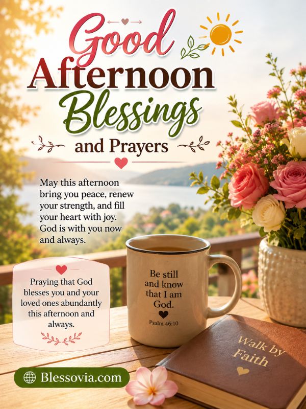 Good Afternoon Blessings and Prayers