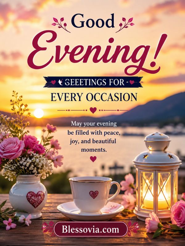 Good Evening Greetings for Every Occasion