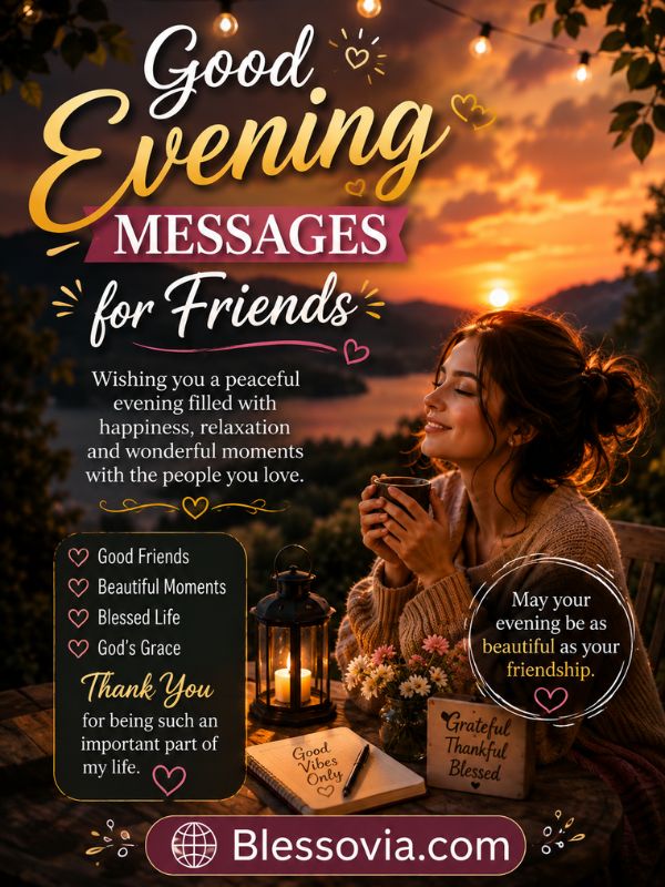 Good Evening Messages for Friends