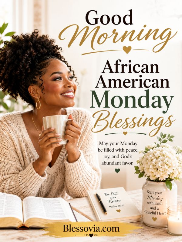 African American Monday Blessings and Prayers