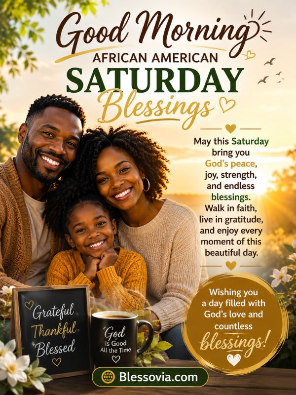 Good Morning African American Saturday Blessings