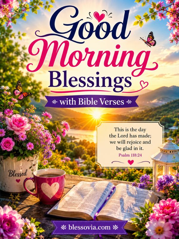 Good Morning Blessings with Bible Verses