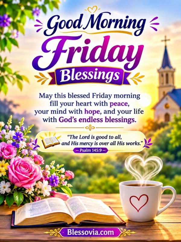 Good Morning Friday Blessings
