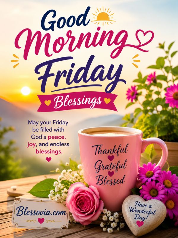 Good Morning Friday Blessings