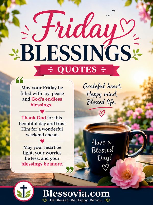 Good Morning Friday Blessings Quotes