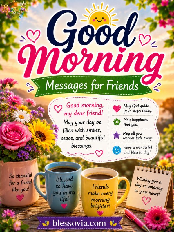 Good Morning Messages for Friends