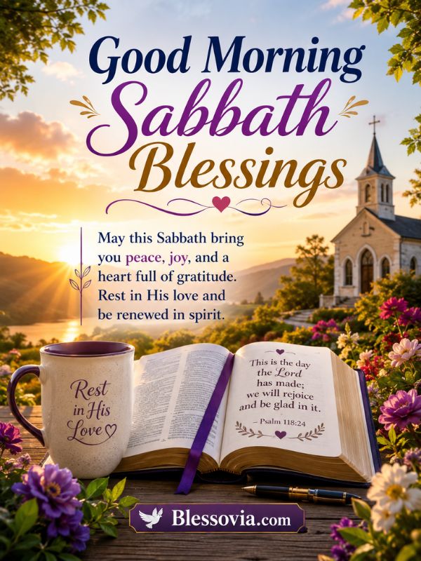 Good Morning Sabbath Blessings