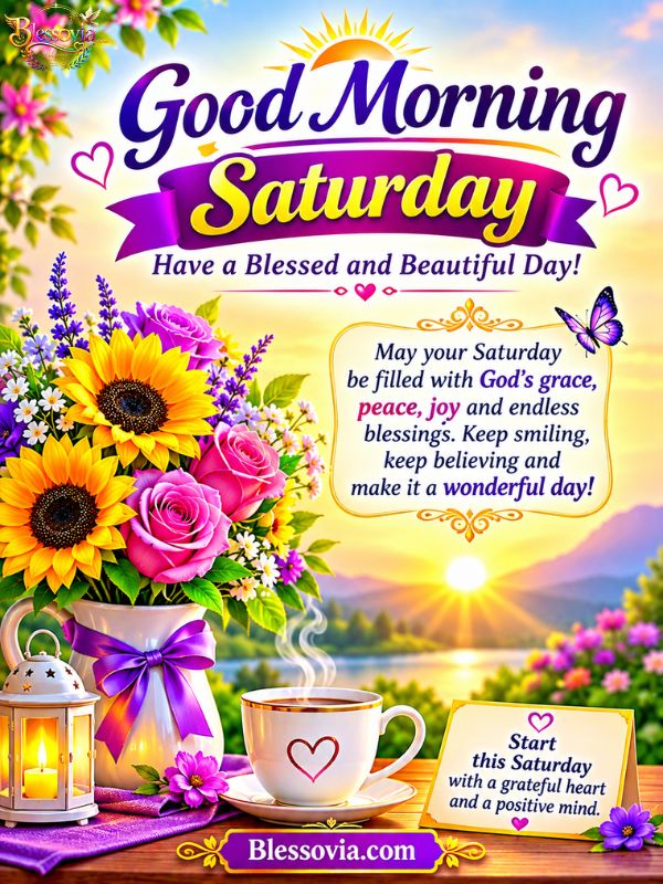 Good Morning Saturday Images and Quotes