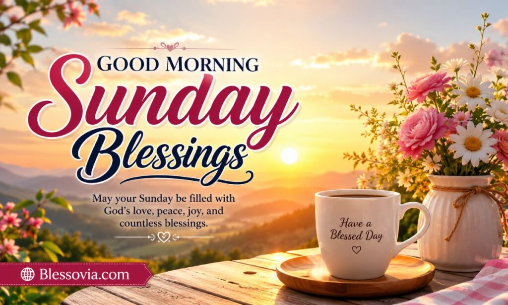 Good Morning Sunday BlessingsGood Morning Sunday Blessings
