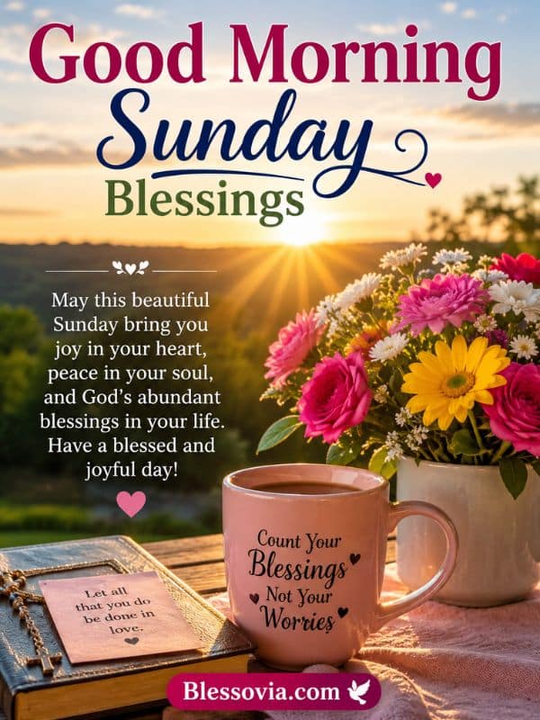 Good Morning Sunday Blessings