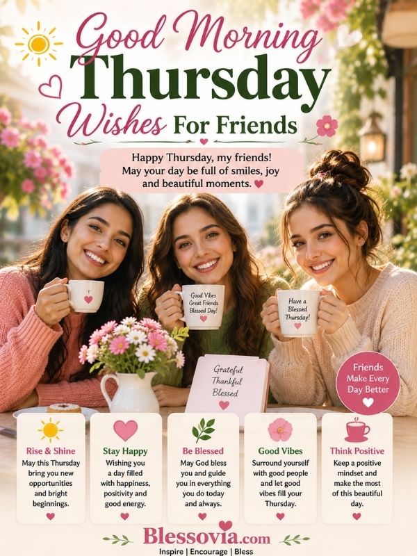 Good Morning Thursday Wishes for Friends