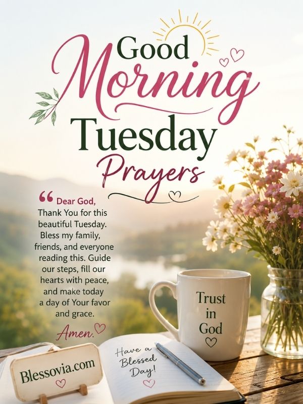 Good Morning Tuesday Prayers