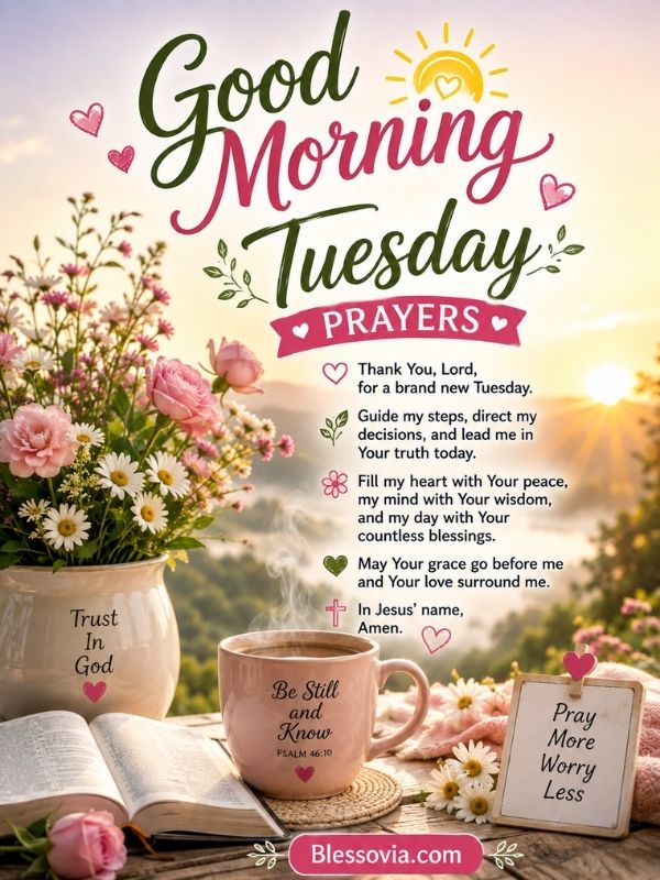 Good Morning Tuesday Prayers