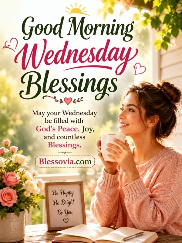 Good Morning Wednesday Blessings