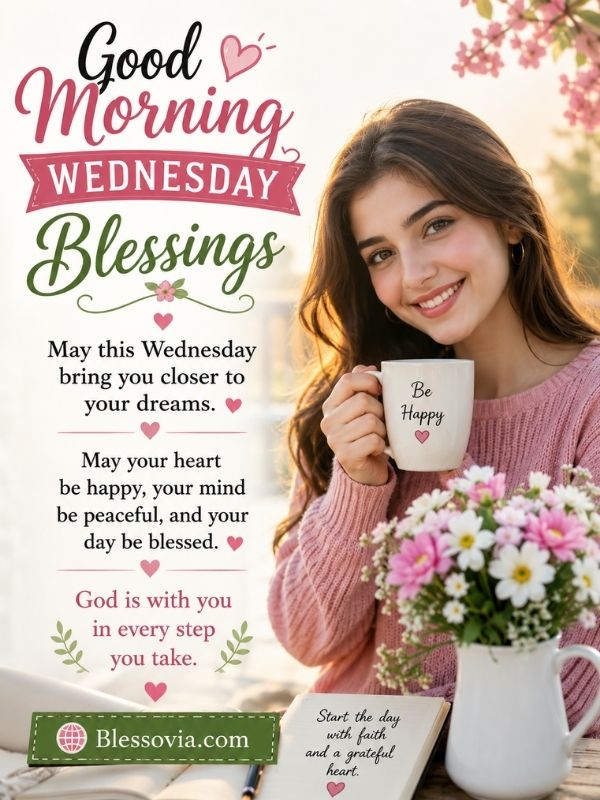 Good Morning Wednesday Blessings Quotes
