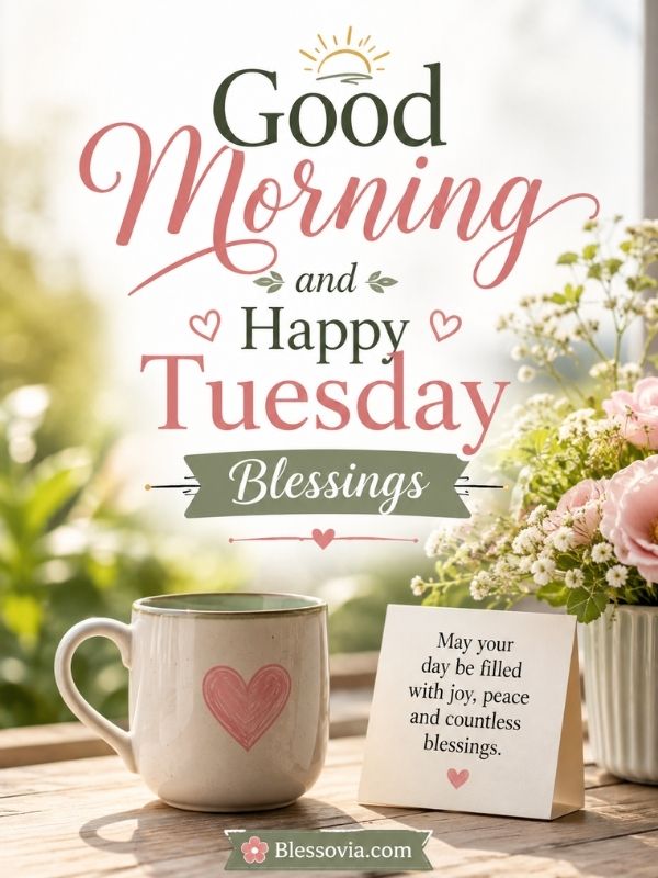 Good Morning and Happy Tuesday Blessings