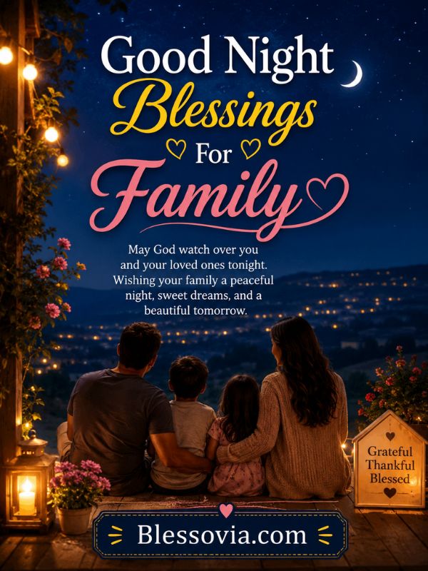 Good Night Blessings For Family