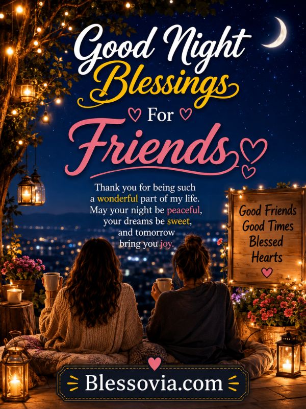 Good Night Blessings For Friends