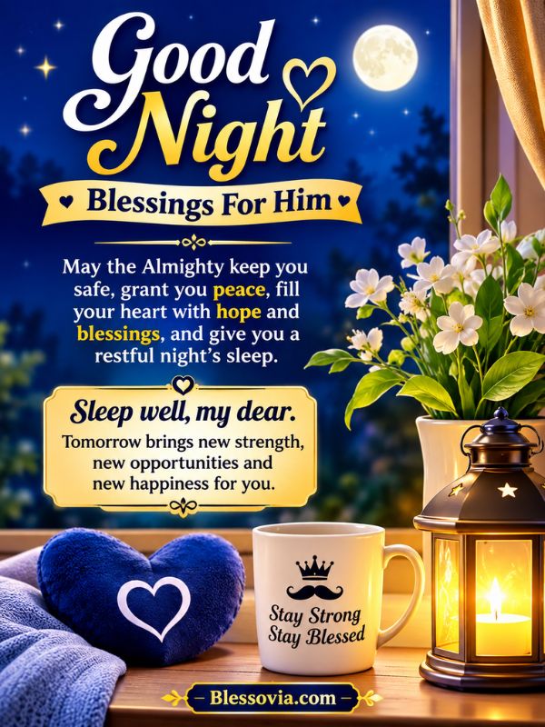 Good Night Blessings For Him