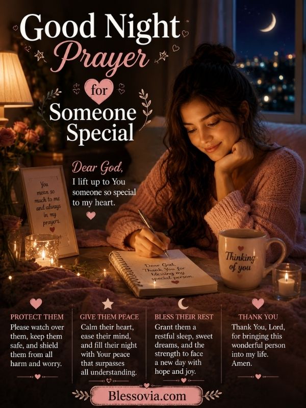 Good Night Prayer for Someone Special