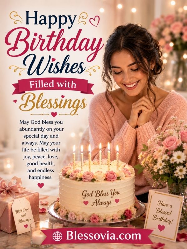 Happy Birthday Wishes Filled with Blessings