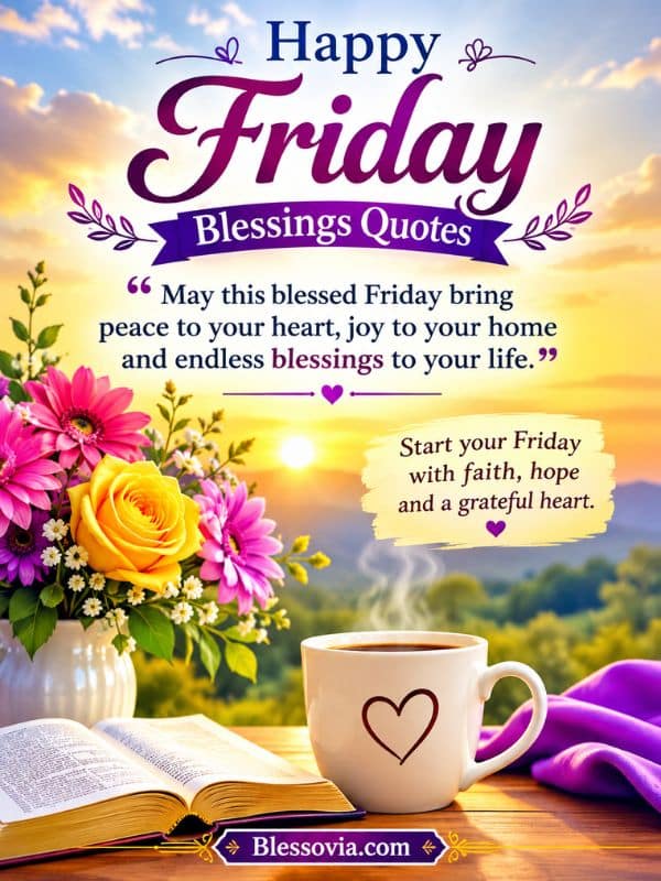 Happy Friday Blessings Quotes