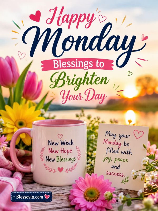 Happy Monday, Blessings to Brighten Your Day