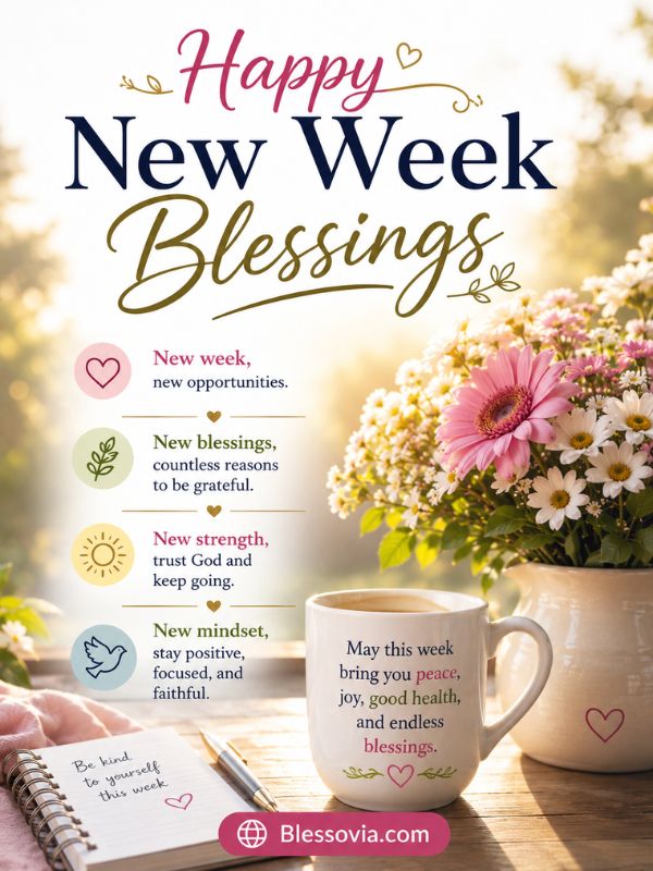 Happy New Week Blessings