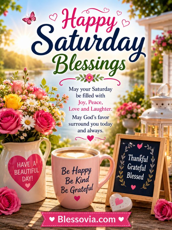 Happy Saturday Blessings
