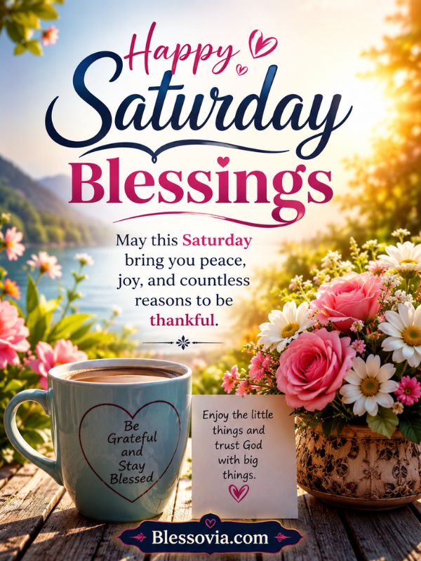 Happy Saturday Blessings