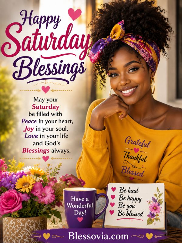 Happy Saturday Blessings African American