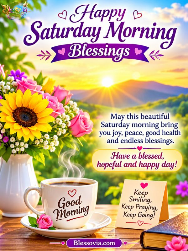 Happy Saturday Morning Blessings