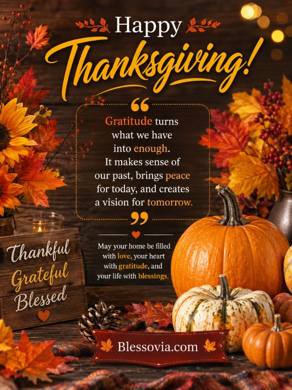 Free Happy Thanksgiving Images with Quotes