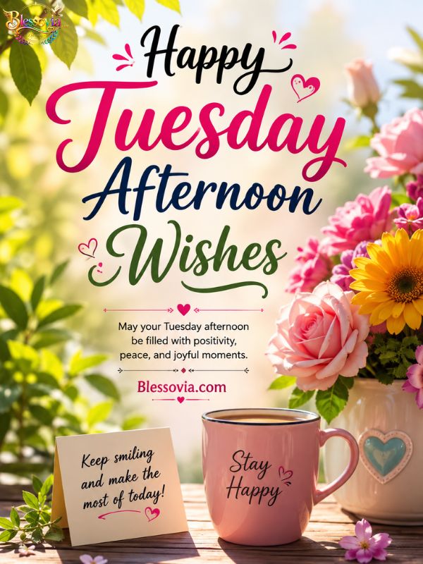 Happy Tuesday Afternoon Wishes