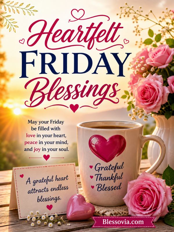 Heartfelt Friday Blessings to Brighten Your Day