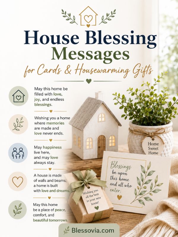 House Blessing Messages for Cards & Housewarming Gifts