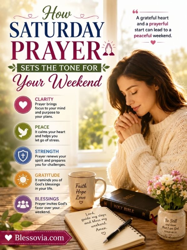 How Saturday Prayer Sets the Tone for Your Weekend