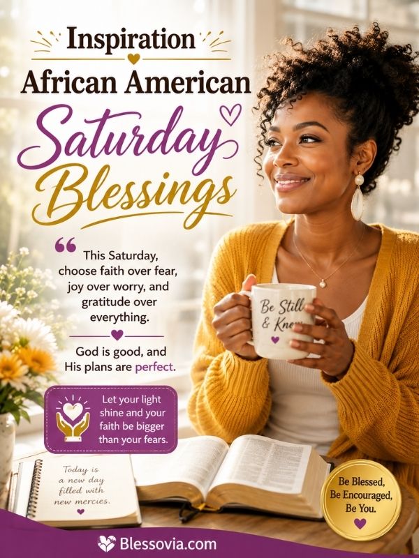 Inspiration African American Saturday Blessings for Instagram