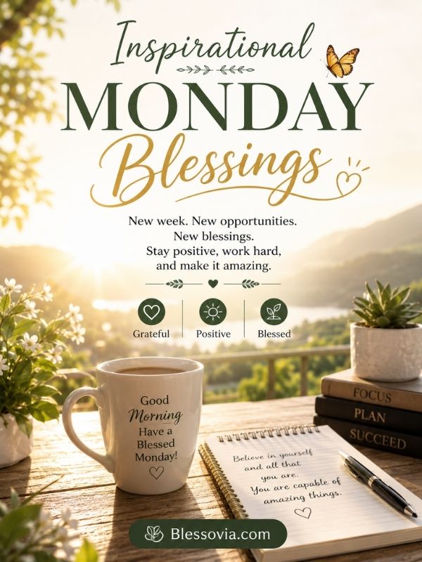 Inspirational Monday Blessings