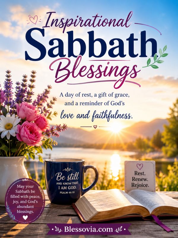 Inspirational Sabbath Blessings