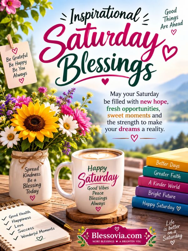 Inspirational Saturday Blessings