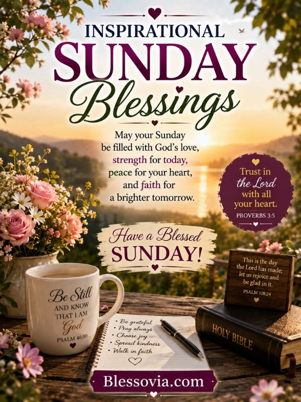 Inspirational Sunday Blessings