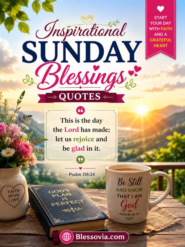 Inspirational Sunday Blessings Quotes
