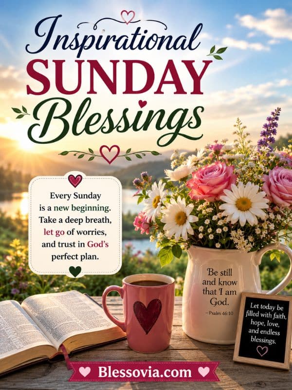 Inspirational Sunday Blessings