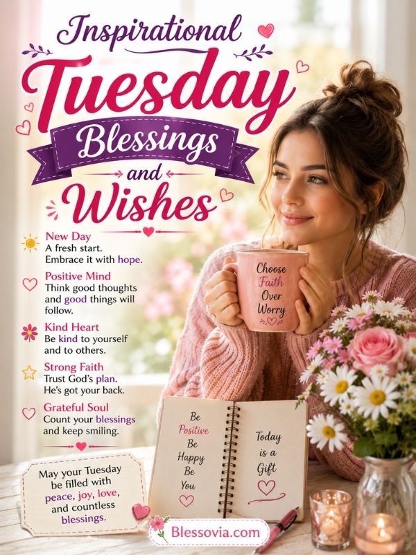 Inspirational Tuesday Blessings and Wishes