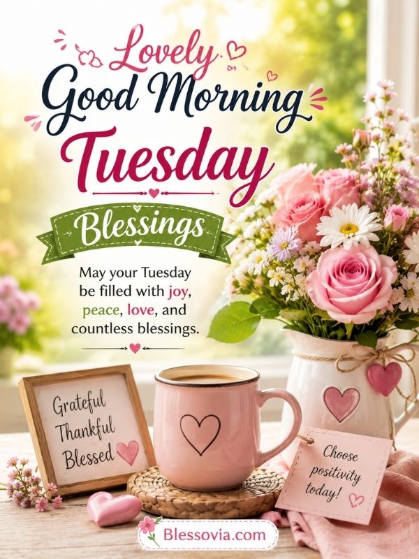Lovely Good Morning Tuesday Blessings
